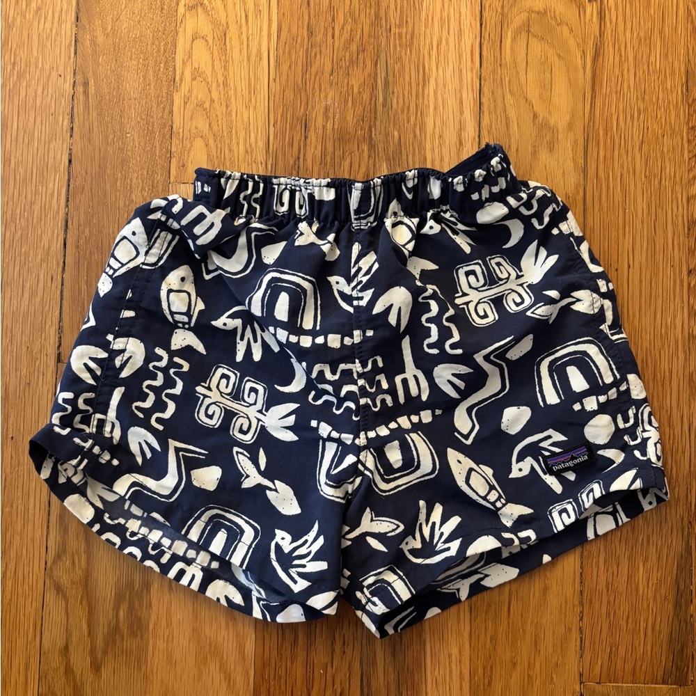 NWOT Patagonia Kids Swimsuit - Navy and White